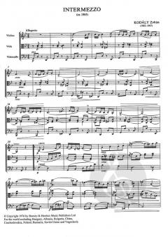 Intermezzo von Zoltan Kodaly 