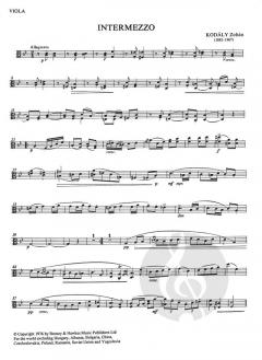 Intermezzo von Zoltan Kodaly 