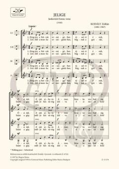 Jelige von Zoltán Kodály 
