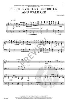 See the Victory Before Us and Walk On! von Uzee Brown 