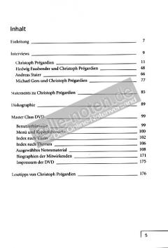 Schott Master Class Gesang von Christoph Pregardien 