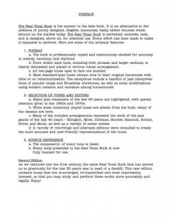 The Real Vocal Book Vol. 1 (High Voice) 