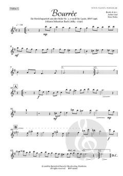 Bourrée BWV 996 von Johann Sebastian Bach 