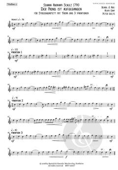 Der Mond ist aufgegangen von Johann Abraham Peter Schulz 