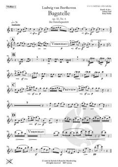 Bagatelle op. 33, Nr. 4 von Ludwig van Beethoven 