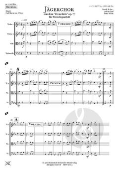 Jägerchor op. 77 von Carl Maria von Weber 