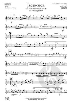 Jägerchor op. 77 von Carl Maria von Weber 