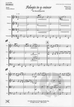 Adagio in g-minor von Tomaso Giovanni Albinoni 