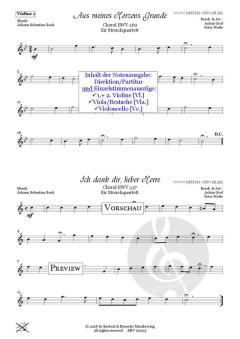 2 Bach Choräle BWV 269 und BWV 347 von Johann Sebastian Bach 