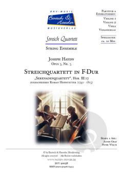 Streichquartett in F-Du op. 3, Nr. 5, Hob. III:17 von Joseph Haydn 