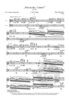 „What is it – life? Op. 84b von Olga Magidenko 