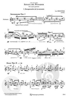 Sonata del Pensador no. 4 von Leo Brouwer 