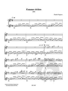 Comme rivière von Claude Gagnon 