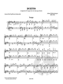 Duetto von Adam Falckenhagen 