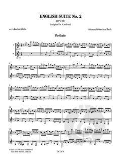 English Suite No. 2 BWV 807 von Johann Sebastian Bach 