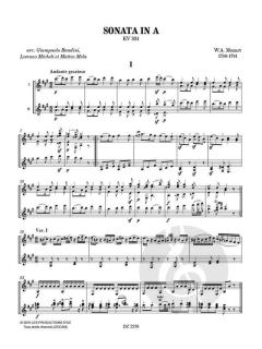 Sonata in A KV 331 von Wolfgang Amadeus Mozart 