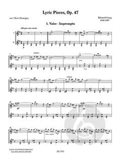 Lyric Pieces op. 47 von Edvard Grieg 