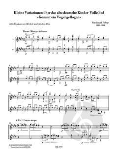 Kleine Variationen von Ferdinand Rebay 