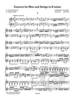 Concerto For Oboe And Strings In D Minor von Johann Sebastian Bach 