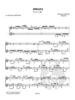 Sonata K. 12 - L. 489 von Domenico Scarlatti 