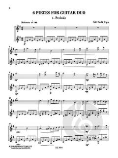 6 Pieces For Guitar Duo von Celil Refik Kaya 