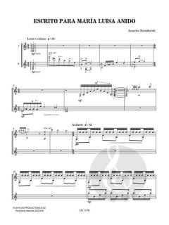 Escrito Para María Luisa Anido von Annette Kruisbrink 