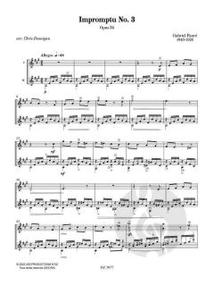 Impromptu, No. 3 op. 34 von Gabriel Fauré 