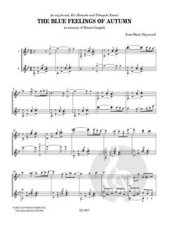 The Blue Feelings Of Autumn von Jean-Marie Raymond 