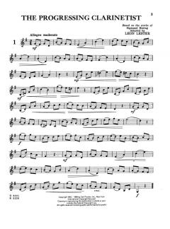 The Progressing Clarinetist von Leon Lester 