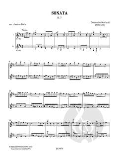 Sonata K. 7, K. 132 von Domenico Scarlatti 