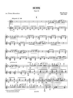 Suite op. 14 von Béla Bartók 