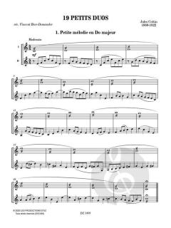 19 Petits Duos von Jules Cottin 