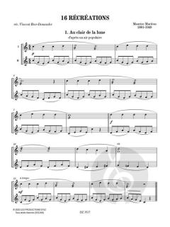 16 Récréations von Maurice Mariton 