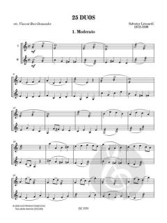 25 Duos von Salvator Léonardi 
