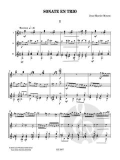 Sonate en trio von Jean-Maurice Mourat 