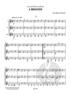 4 Minueto von Jean-Maurice Mourat 