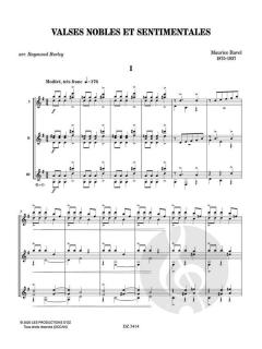 Valses Nobles et Sentimentales von Maurice Ravel 