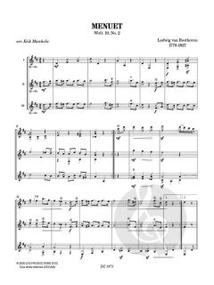 Menuet, Woo. 10, No. 2 von Ludwig van Beethoven 