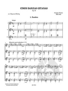 Cinco Danzas Gitanas op. 55 von Joaquín Turina 