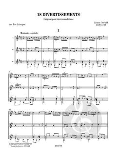 18 Divertissements von James Oswald 