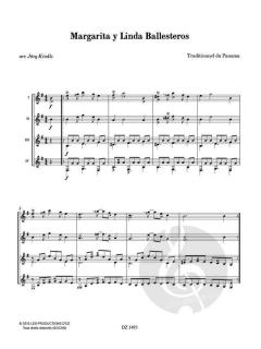 Musique facile pour 4 guitares - Panama 