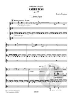 Carré d'as op. 266 von Francis Kleynjans 