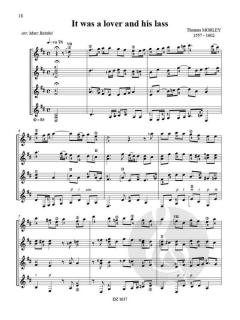 Musique élisabéthaine pour 4 guitares 