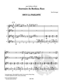 Souvenirs du Burkina Faso - Sous la paillote von Luc Lévesque 