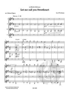 Les 100 de Roland Dyens-Let me call you Sweetheart von Leo Friedman 