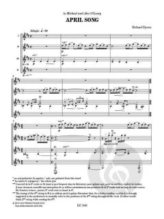 April Song von Roland Dyens 