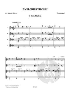 2 Mélodies Yiddish 