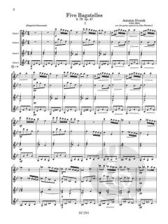 Five Bagatelles von Antonín Dvořák 