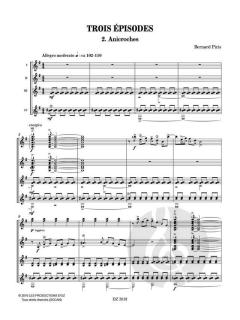 Trois Épisodes - Anicroches von Bernard Piris 
