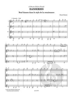 Danseries von Paolo Rosini 